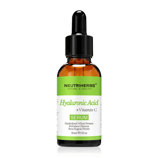 Neutriherbs Hyaluronic Acid + Vitamin C Serum 30 ml sisältää hyaluronihappoa ja C-vitamiinia. Kosteuttava kasvoseerumi, joka antaa hehkua, tasoittaa ihon sävyä ja auttaa vähentämään juonteita pehmeän ja raikkaan ihon aikaansaamiseksi.