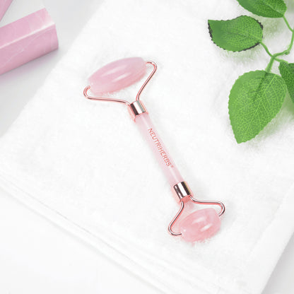 Neutriherbs Rose Quartz Face Roller ruusukvartsista hellävaraiseen kasvohierontaan ja ihonhoitoon.